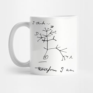 Darwin's I Think ... Therefore I am Mug